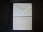 White Greeting Card Envelopes - 133 x 184mm